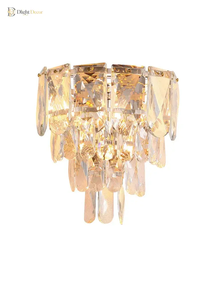 Luisa’s Light Luxury Crystal Wall Lamp - Elevate Your Living Spaces With Modern Elegance Wall Lamp
