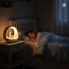 Lumibubs Astronaut Moon Arch Night Light, 3-Mode Touch Control USB-C Rechargeable Kids Lamp - United States - Night