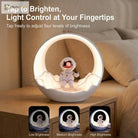 Lumibubs Astronaut Moon Arch Night Light, 3-Mode Touch Control USB-C Rechargeable Kids Lamp - United States - Night