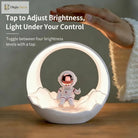 Lumibubs Astronaut Moon Arch Night Light, 3-Mode Touch Control USB-C Rechargeable Kids Lamp - United States - Night