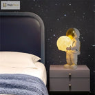 Lumibubs Astronaut Moon Table Lamp, Premium Resin Space Lamp for Kids Bedroom & Home Decor - Table Lamp