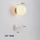 Lumibubs Astronaut Moon Wall Lamp, 3D Printed Space Light for Kids Bedroom - 20CM-No Switch / Cool White(5500-7000K)
