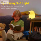 Lumibubs Chubby Capybara Night Light, Cute Silicone Bedside Lamp for Kids & Adults - Night Light