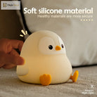 Lumibubs Chubby Penguin Night Light, Touch Control Rechargeable Silicone Baby Lamp - Penguin Baby - Night Light