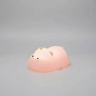 Lumibubs Chubby Penguin Night Light, Touch Control Rechargeable Silicone Baby Lamp - Pink / Warm White - Night Light