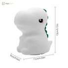 Lumibubs Chubby T-Rex Night Light, Rechargeable Timer Silicone Dinosaur Lamp for Kids - Night Light