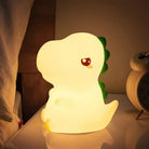 Lumibubs Chubby T-Rex Night Light, Rechargeable Timer Silicone Dinosaur Lamp for Kids - Night Light