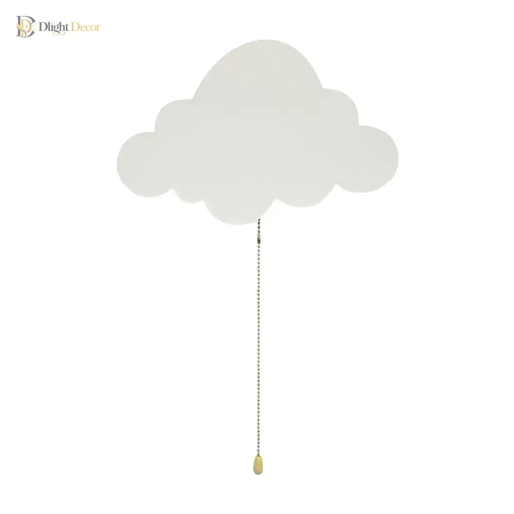 Lumibubs Cloud Wall Lamp, Wooden Glowing Night Light for Kids Bedroom & Nursery - Cloud / Warm White - wall Lamp