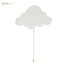 Lumibubs Cloud Wall Lamp, Wooden Glowing Night Light for Kids Bedroom & Nursery - Cloud / Warm White - wall Lamp