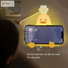 Lumibubs Daisy Duck Night Light, Touch Control USB Rechargeable Silicone Lamp for Kids - Table Lamp