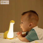 Lumibubs Dinosaur Night Light, USB Rechargeable Dino Lamp with Timer for Kids - Night Light