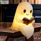 Lumibubs Ghost Reading Night Light, Cute Halloween LED Desk Lamp for Book Lovers - Night Light