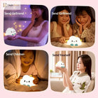 Lumibubs Happy Cloud Night Light, Cute Smiling Cartoon Bedside Lamp for Kids & Babies - Cloud - Night Light