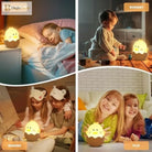 Lumibubs Hatching Chick Eggshell Night Light, Cute Silicone USB Rechargeable Kids Lamp - 1pc - Night Light