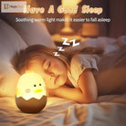 Lumibubs Hatching Chick Eggshell Night Light, Cute Silicone USB Rechargeable Kids Lamp - 1pc - Night Light
