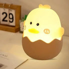 Lumibubs Hatching Chick Eggshell Night Light, Cute Silicone USB Rechargeable Kids Lamp - 1pc - Night Light