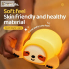 Lumibubs Kawaii Animal Night Light, Touch Control Rechargeable Silicone Mood Lamp for Kids - Night Light