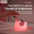 Lumibubs Kawaii Animal Night Light, Touch Control Rechargeable Silicone Mood Lamp for Kids - Night Light