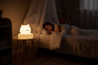 Lumibubs Kawaii Cat Night Light, 3-Level Dimmable Touch USB Rechargeable Silicone Kids Lamp - Table Lamp