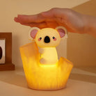 Lumibubs Koala Tree Hollow Night Light, Pat Control Dimmable USB Rechargeable Silicone Lamp - Koala / 16cm - Night Light