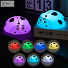 Lumibubs Ladybug Night Light, 8 Colour Touch Control Rechargeable Silicone Kids Lamp - Dimmable - Table Lamp