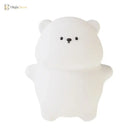 Lumibubs Lazy Bear Silicone Night Light, Touch Tap Rechargeable Atmosphere Lamp for Kids - Lying flat bear - Night Light
