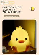 Lumibubs Little Yellow Duck Night Light, Cute Silicone Glow Lamp for Kids & Babies - Night Light