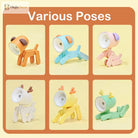 Lumibubs Mini Folding Animal Desk Lamp, Cute Dog & Deer LED Night Light for Kids - Night Light