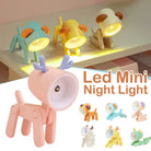 Lumibubs Mini Folding Animal Desk Lamp, Cute Dog & Deer LED Night Light for Kids - Night Light
