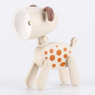 Lumibubs Mini Folding Animal Desk Lamp, Cute Dog & Deer LED Night Light for Kids - B Off white dog - Night Light