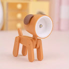 Lumibubs Mini Folding Animal Desk Lamp, Cute Dog & Deer LED Night Light for Kids - Orange dog - Night Light