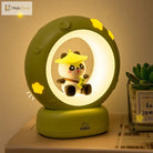 Lumibubs Panda Astronaut Night Light, 3-Level Dimmable USB Rechargeable Kids Bedside Lamp - Night Light