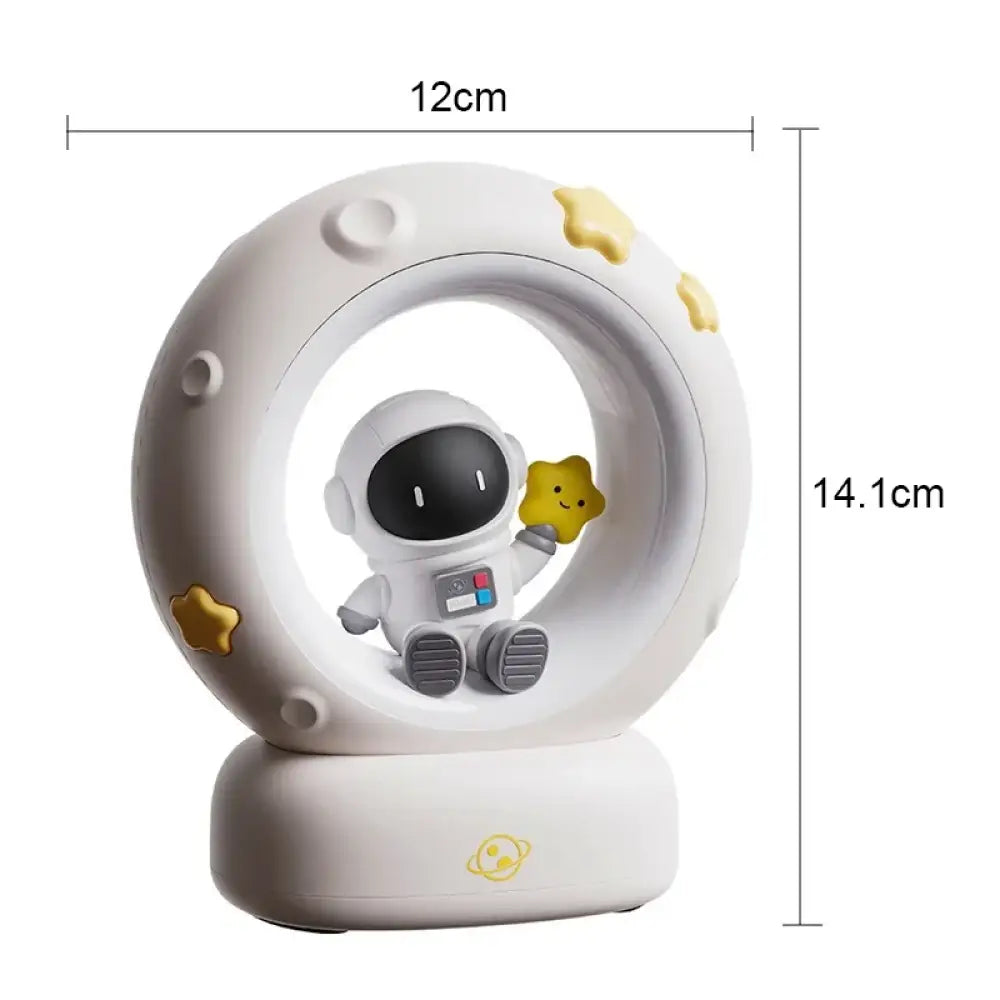 Lumibubs Panda Astronaut Night Light, 3-Level Dimmable USB Rechargeable Kids Bedside Lamp - Astronaut Warm Light