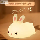 Lumibubs Rainbow Bunny Night Light, 7 Colour RGB Silicone Touch Lamp for Babies & Kids - Rabbit light - Night Light