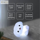 Lumibubs Rainbow Puppy Night Light, 9 Colour Remote Control Rechargeable Silicone Dog Lamp - Night Light