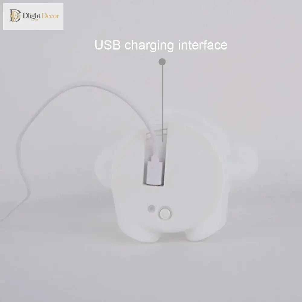 Lumibubs Rainbow Puppy Night Light, 9 Colour Remote Control Rechargeable Silicone Dog Lamp - Night Light
