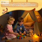 Lumibubs Sleeping Fox Night Light, Tap Control Dimmable Rechargeable Silicone Lamp for Kids - Fox Night Light - Night