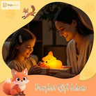 Lumibubs Sleeping Fox Night Light, Tap Control Dimmable Rechargeable Silicone Lamp for Kids - Fox Night Light - Night