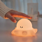 Lumibubs Sleepy Panda Night Light, Pat Control Rechargeable Silicone Bedside Lamp - Baby Octopus - Night Light