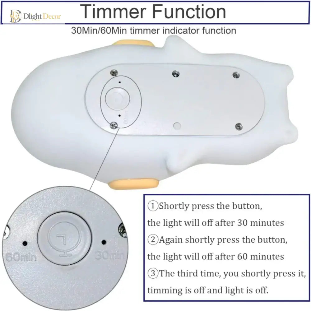 Lumibubs Sleepy Puppy Night Light, Touch Sensor Rechargeable Silicone Dog Lamp for Kids - Papa Puppy - Night Light