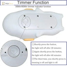 Lumibubs Sleepy Puppy Night Light, Touch Sensor Rechargeable Silicone Dog Lamp for Kids - Papa Puppy - Night Light