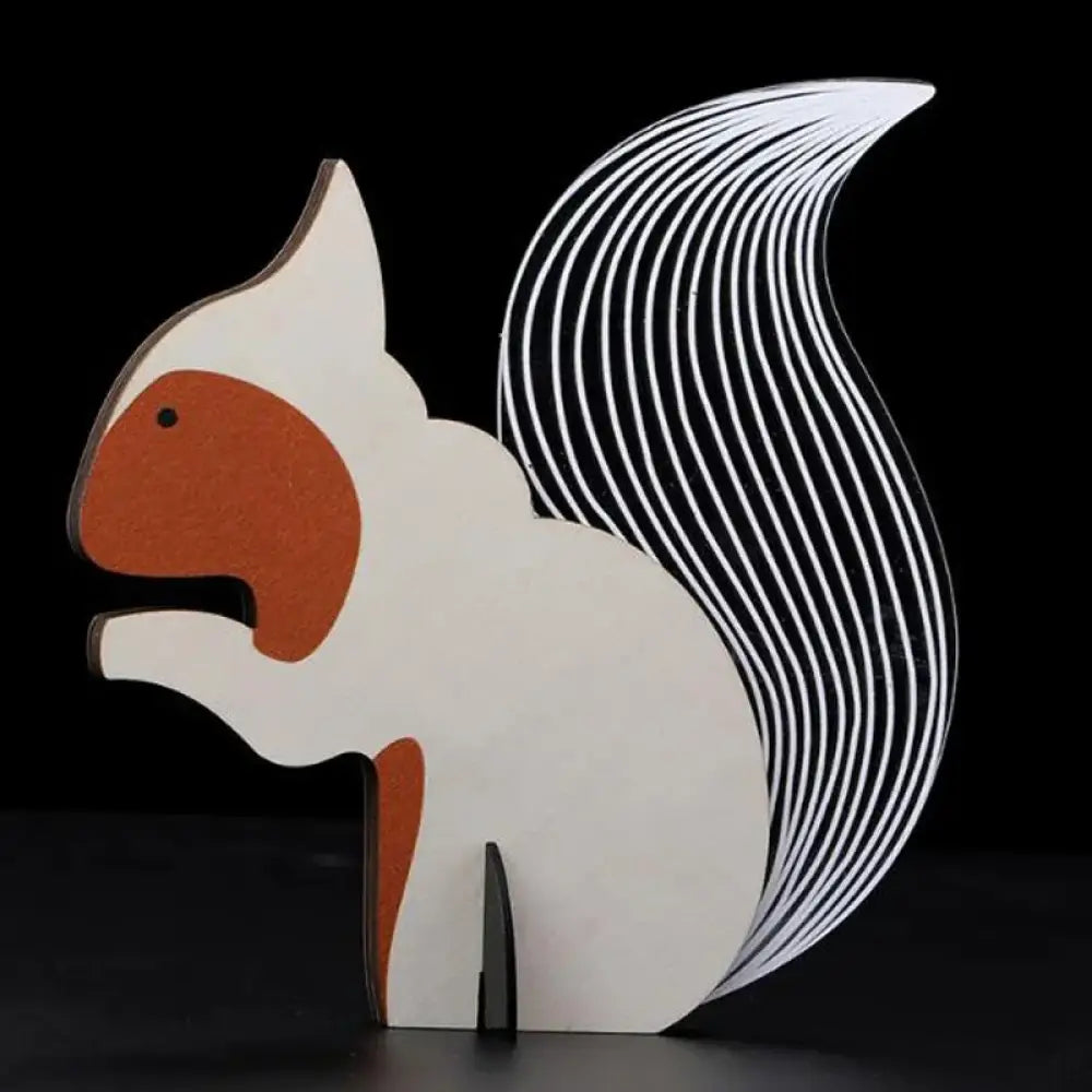 Lumibubs Wooden Animal Glow Lamp, Laser Cut LED Night Light for Kids Bedroom & Home Decor - A7 - Table Lamp
