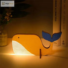 Lumibubs Wooden Animal Glow Lamp, Laser Cut LED Night Light for Kids Bedroom & Home Decor - Table Lamp
