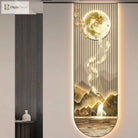 Dlight Decor Luminous Wall Clock with Elegant Glow Wall Art