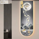 Dlight Decor Luminous Wall Clock with Elegant Glow Wall Art