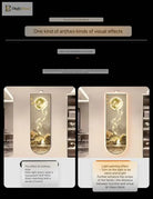 Dlight Decor Luminous Wall Clock with Elegant Glow Wall Art