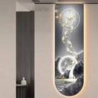 Dlight Decor Luminous Wall Clock with Elegant Glow B / 34x100cm Wall Art