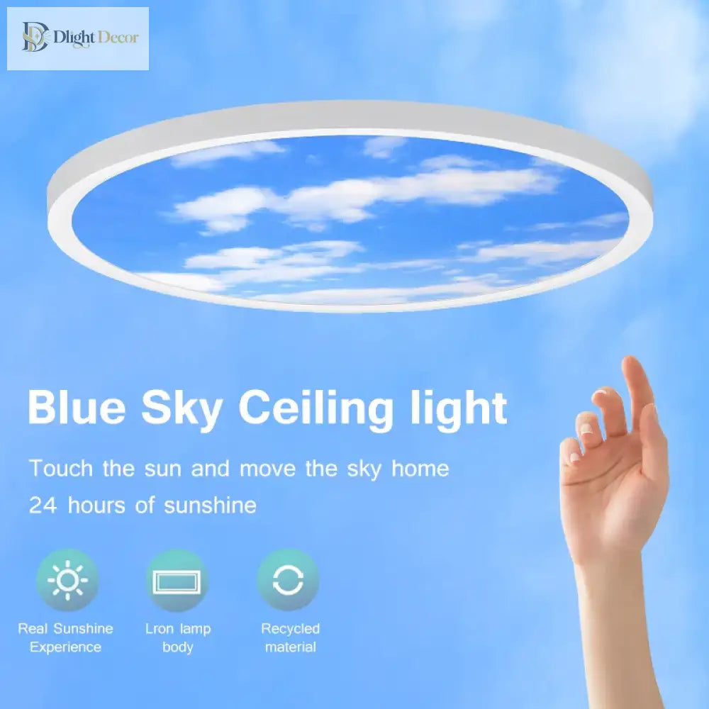 Sky Smart Lamps Led Ceiling Light Fixture - Moon Lights With App Remote Control Ideal For Living