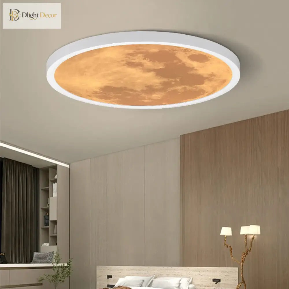 Sky Smart Lamps Led Ceiling Light Fixture - Moon Lights With App Remote Control Ideal For Living