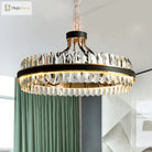 Luna’s Modern Black Crystal Chandelier: Elegance And Simplicity